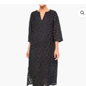 Tuckernuck Black V-neck Jamie Lace Midi Dress NWT Size Small